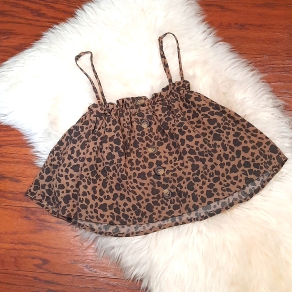 American Eagle Outfitters Tops - American Eagle Leopard Print Crop Top